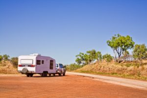 Caravanning in summer