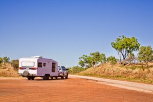 Caravanning in summer