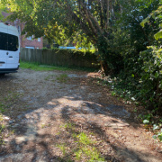 Outdoor lot parking on  