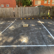 Outside parking on Outside parking on