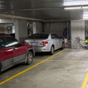 Indoor lot parking on  