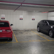 Indoor lot parking on  
