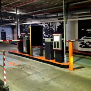 Indoor lot parking on  