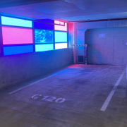 Indoor lot parking on  