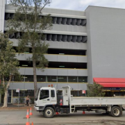 Indoor lot parking on  