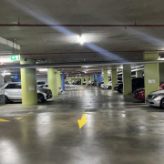 Indoor lot parking on  