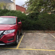 Outdoor lot parking on  