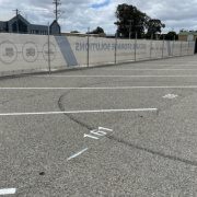 Outdoor lot parking on Outdoor lot parking on
