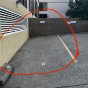 Outdoor lot parking on  