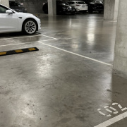Indoor lot parking on  