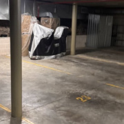 Indoor lot parking on  