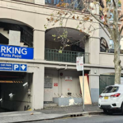 Indoor lot parking on  
