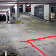 Indoor lot parking on  