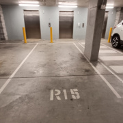 Indoor lot parking on  