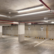 Indoor lot parking on  
