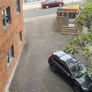 Outdoor lot parking on  