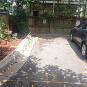 Outdoor lot parking on  