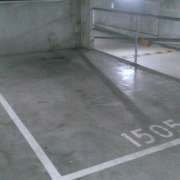 Indoor lot parking on Bourke Street in Melbourne