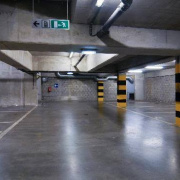 Indoor lot parking on  