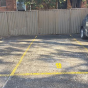 Outdoor lot parking on  
