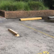 Outdoor lot parking on  