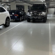 Indoor lot parking on  