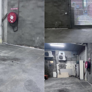 Indoor lot parking on  