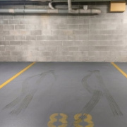 Indoor lot parking on  