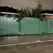Outdoor lot parking on  