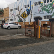 Outdoor lot parking on  