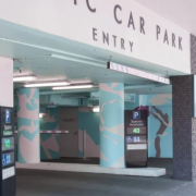 Indoor lot parking on  