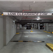 Indoor lot parking on  