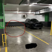 Indoor lot parking on  
