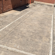 Outdoor lot parking on  