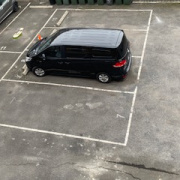 Outdoor lot parking on  