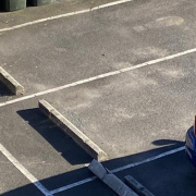 Outdoor lot parking on Outdoor lot parking on
