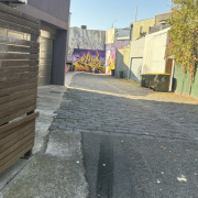 Outdoor lot parking on  