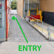 Outdoor lot parking on  