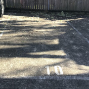 Outdoor lot parking on  
