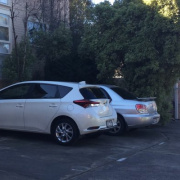 Outdoor lot parking on  