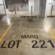 Indoor lot parking on  