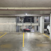 Indoor lot parking on  