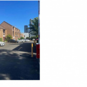 Outdoor lot parking on  