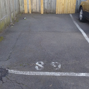 Outdoor lot parking on  