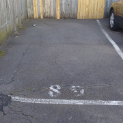 Outdoor lot parking on Outdoor lot parking on