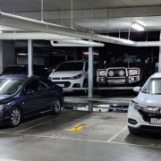 Indoor lot parking on  