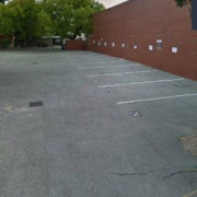 Outdoor lot parking on  