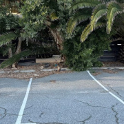 Outside parking on Outside parking on