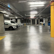 Indoor lot parking on  