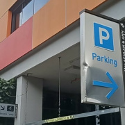 Indoor lot parking on  